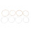 8 Pcs Phosphor Bronze Mandolin Strings Replacement for Stable Timbre 3
