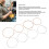 8 Pcs Phosphor Bronze Mandolin Strings Replacement for Stable Timbre 4