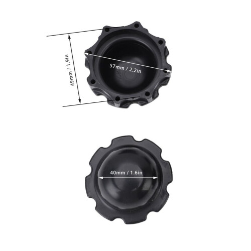 4 stuks opblaasbare jacuzzi filterpluggen/vervangingspluggen van rubber P6575 1