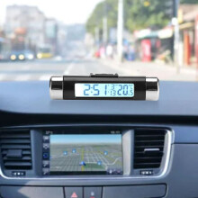 Ansteckbares LCD-Thermometer für LKW und PKW mit digitaler Hintergrundbeleuchtung und weißer Hintergrundbeleuchtung