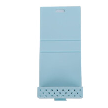 Portabrocas de silicona para uñas – Plegable, azul, estuche multiusos