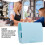 Silicone Nail Drill Bit Holder – Foldable, Blue, Multitask Storage Case 4