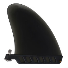 Longboard Surf Fins With Screw, Flexible River Running Fins, Black, Compatible With Standard Fin Box