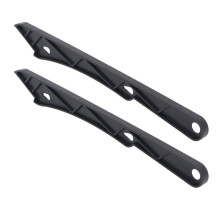 2 Stück 40 cm Sicherheitsschieber für Tisch- und Bandsägen, schwarz