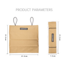 Vattentät Oxford Camping Sittdyna 31,5x31,5 cm Lättviktig Hopfällbar Matta