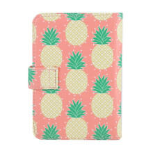 Cute Printing PU Leather Passport Holder Protection Cover ID Credit Cards Case #Pineapple
