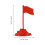 50 Sets Red Flag Model Toy Miniature Scene Decor DIY Plastic 10