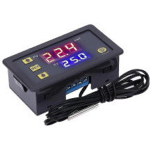 Digitales Temperaturregelthermostat mit Heiz-/Kühlfunktion, 20A, LED-Display, 110-220V, für W3230 Ac-Sonde-Leitung