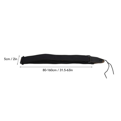 Justerbar 80-160cm Barn & Vuxna Gitarrrem Konstläder Nylon 1