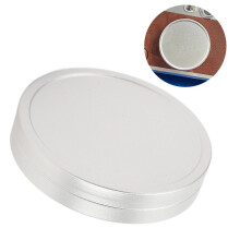 Zilverkleurige aluminium lensdop voor EVO, 50mm, stof- en vingerafdrukbestendig.