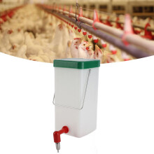 Hangende drinkbak voor pluimvee met automatische nippel, 1 liter, lekvrije drinkbak voor boerderijen