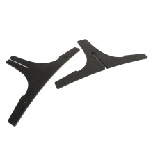 Soporte portátil para trompeta de ABS negro con trípode desmontable para cornetas y instrumentos de