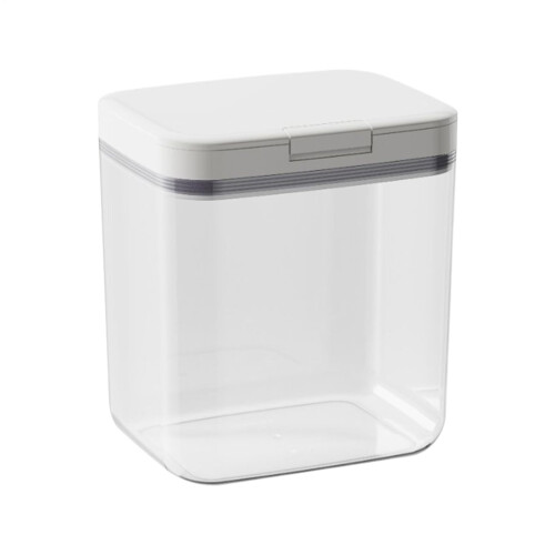 Laundry Detergent Container 5.5L Automatic Pop Up Lid Washing Powder Pods Storage With Lid Compact Stackable For Home Use
