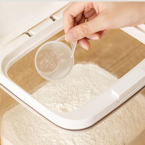 Laundry Detergent Container 5.5L Automatic Pop Up Lid Washing Powder Pods Storage With Lid Compact Stackable For Home Use 2