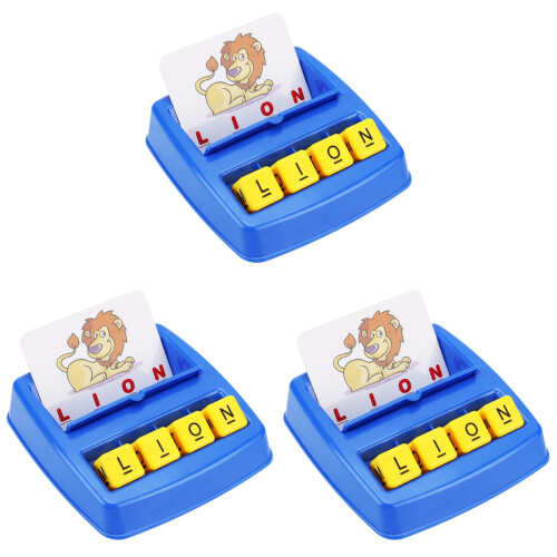 3 Ensembles Lettres Alphabet Jeu Éducatif Alphabétisation 1