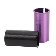 Adaptador de manguito reductor de luz para tija de sillín de aleación de aluminio de 27,2 a 30 mm (2