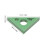Regla de ángulo recto de aleación de aluminio de 3 pulgadas, triangular, cuadrada, verde, herramienta 2