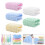 5Pièces Carrés Coton Tissu Bébé Multi-Usage Doux Et Absorbant 4