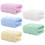 5Pièces Carrés Coton Tissu Bébé Multi-Usage Doux Et Absorbant 3