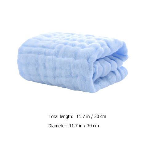 5Pièces Carrés Coton Tissu Bébé Multi-Usage Doux Et Absorbant 1