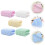 5Pièces Carrés Coton Tissu Bébé Multi-Usage Doux Et Absorbant 6