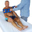 Blue Multi-Purpose Bed Transfer Nursing Sling with Padded Handles 3