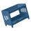 2-Tier Plastic Desktop Storage Shelf, Navy Blue, 24x15x19cm 1