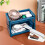 2-Tier Plastic Desktop Storage Shelf, Navy Blue, 24x15x19cm 4