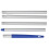5Pcs Adjustable Aluminum Pool Pole for Cleaning, 118cm, Blue 4