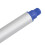 5Pcs Adjustable Aluminum Pool Pole for Cleaning, 118cm, Blue 3
