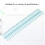 10pcs Light Green Plastic Comb Binding Spines 150 Pages, 30 Rings 4