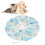 Adjustable Waterproof Cat Cone Collar Blue M 20‑32cm L 12.5cm 1
