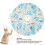 Adjustable Waterproof Cat Cone Collar Blue M 20‑32cm L 12.5cm 4