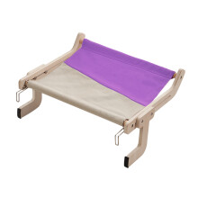 Cat Bed Perch Stand Furniture Mounted-gray purple Upgrade A