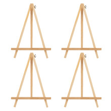 4Stk Mini Staffelei Holz Für Kinder Und Künstler Zum
