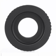 Adapter för M42/C-fattningsfilmobjektiv till spegellösa kameror med dubbel funktion (M42/C M4/3)