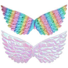 2 Stuks Kinderen Engelenvleugels Decoratieve Feevleugels Cosplay