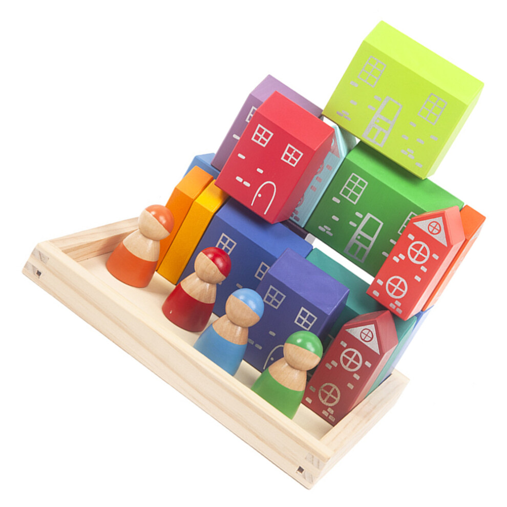 2 Zestawy DziecięCych KlockóW Budowlanych Edukacyjne-image