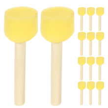 30 Stuks Kids Sponge Verfborstels Set - Ronde Schuimstokjes Voor Peuters
