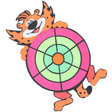 Doek Dartbord Speelgoedset Met Klevend Doelwit Voor Kinderen