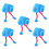 5 Burattini A In Peluche Con Cordicella Struzzo 8