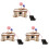 3 Sets Erde Mond Sonne Modell Diy Planetarium Sonnensystem 4