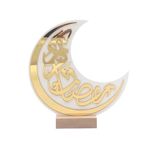 Acrylic Ramadans Decorations Eid Mubarak Tabletop Ornament