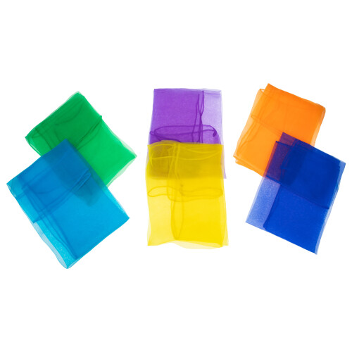 6 Kinder Jongleersjaaltjes Danssjaaltjes