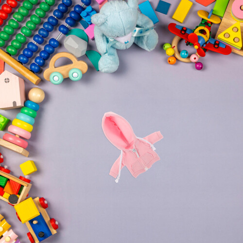 Miniature Pop Aankleed Hoodie Voor 1:12 Roze 2