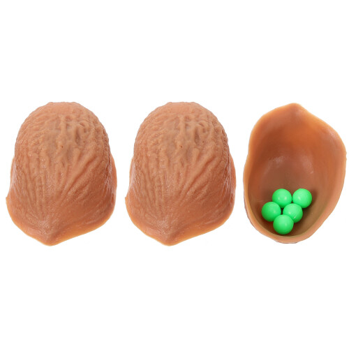 2 Set 3 Gusci Noce 5 Palline Trucco Wizard