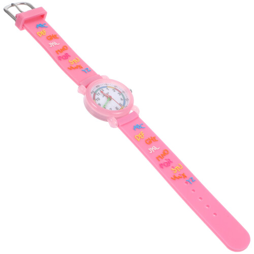 3St Cartoon Patroon Roze Waterdicht Quartz