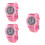 3St Cartoon Patroon Roze Waterdicht Quartz 3