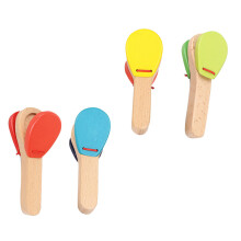 4Stk Kinder Musikspielzeug Schlagzeug Kastagnetten
