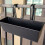 Large Hanging Flower Pot for Balcony or Deck Railing-White 5
